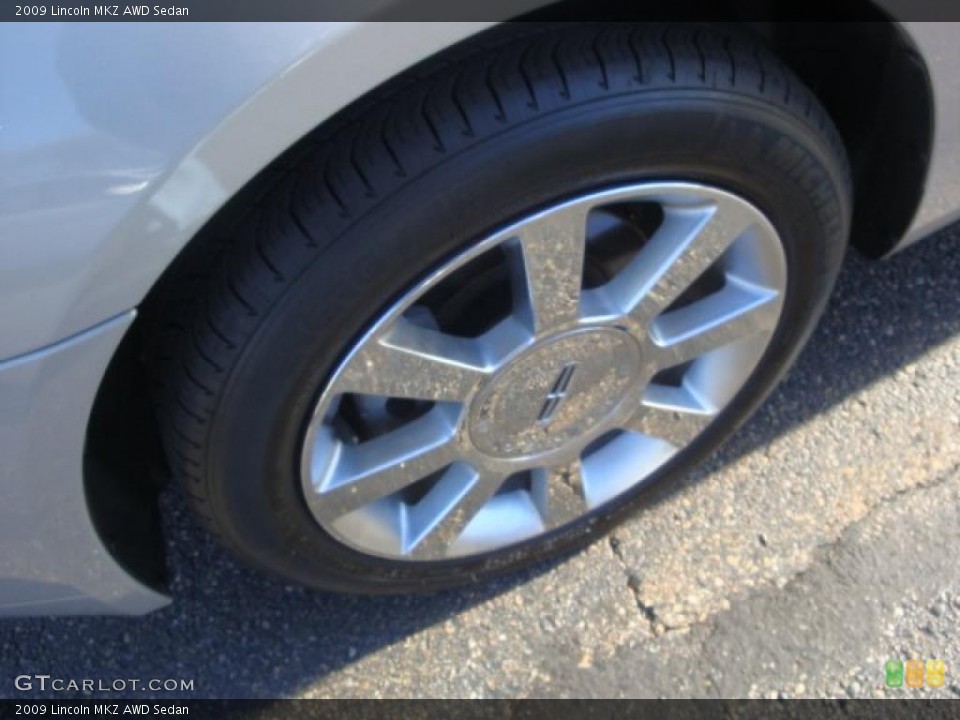 2009 Lincoln MKZ AWD Sedan Wheel and Tire Photo #39206638