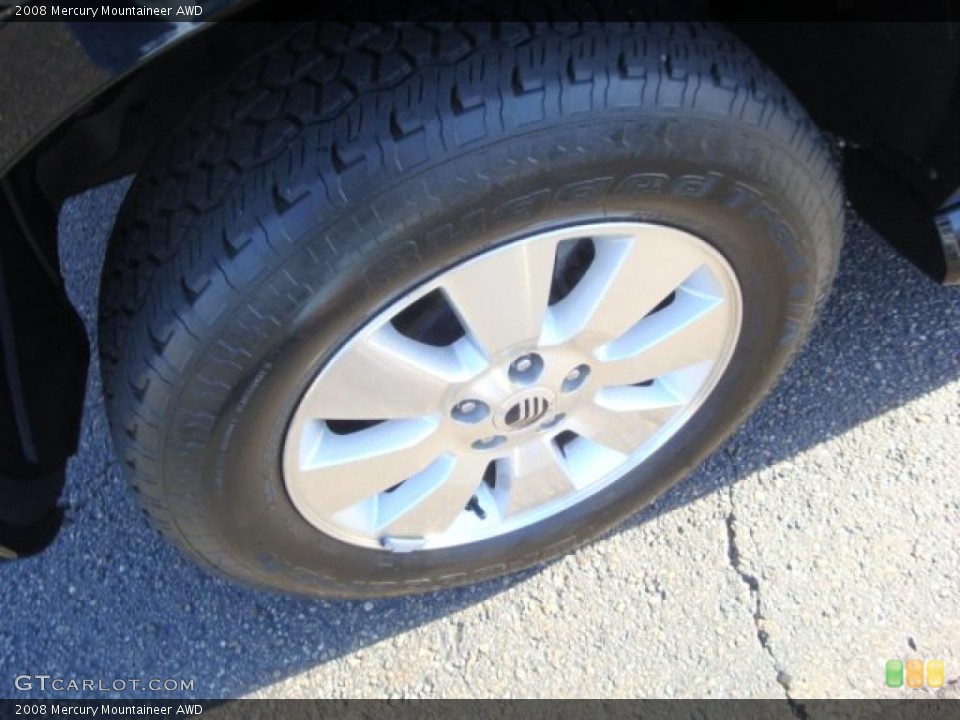 2008 Mercury Mountaineer AWD Wheel and Tire Photo #39206886