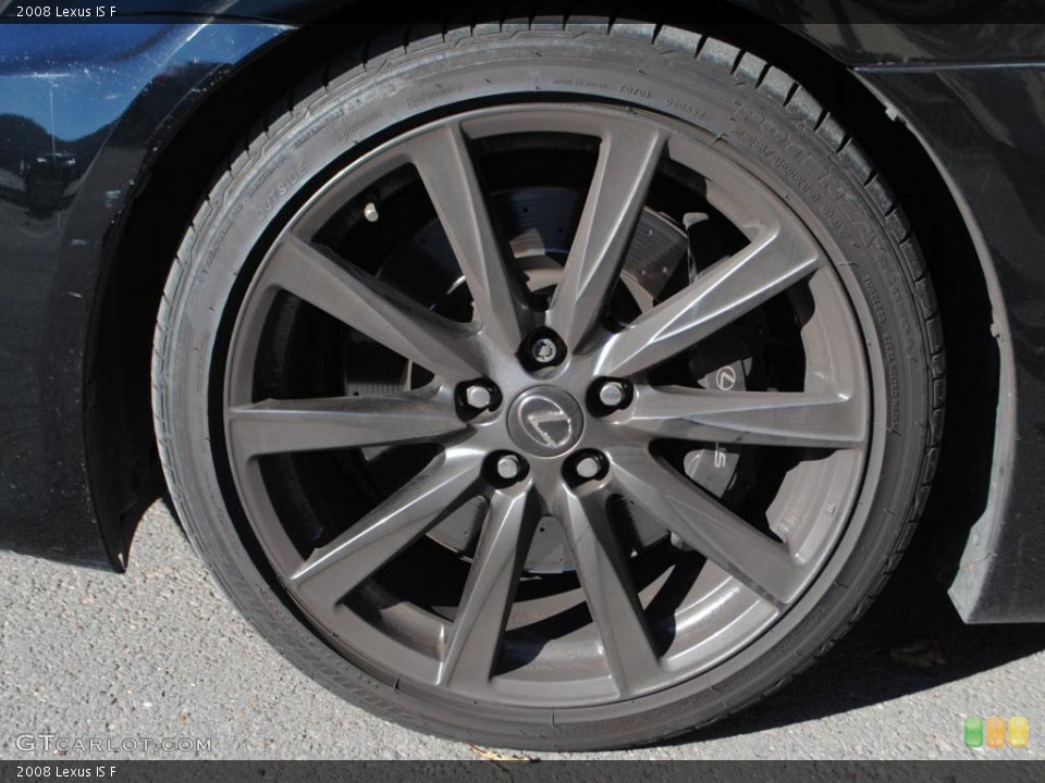 2008 Lexus IS F Wheel and Tire Photo #39207950