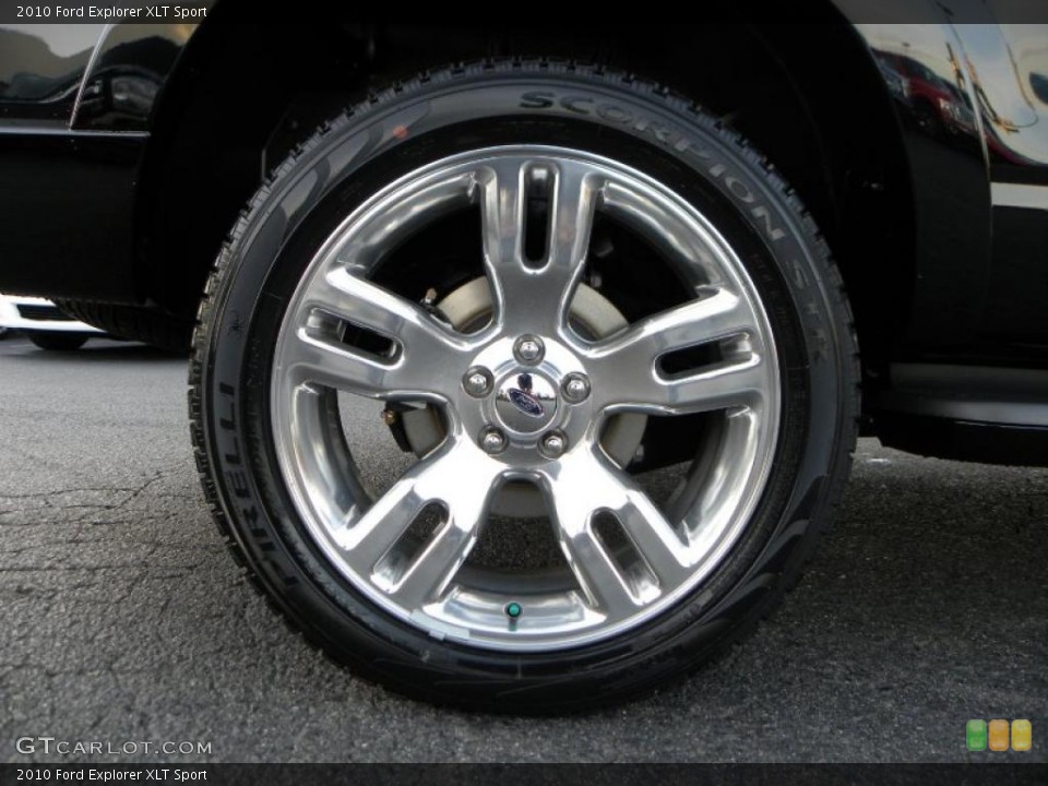 2010 Ford Explorer XLT Sport Wheel and Tire Photo #39208510