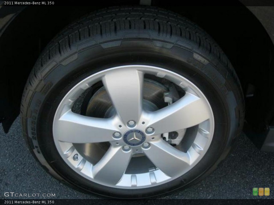 2011 Mercedes-Benz ML 350 Wheel and Tire Photo #39208990