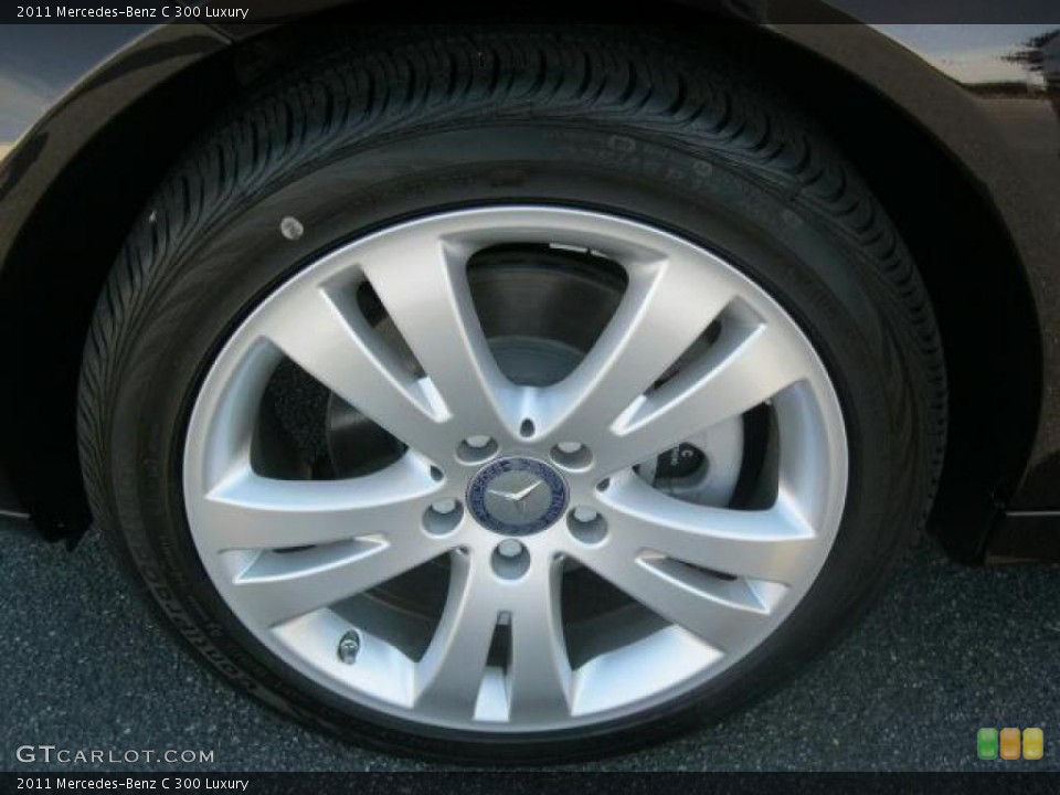 2011 Mercedes-Benz C 300 Luxury Wheel and Tire Photo #39209758