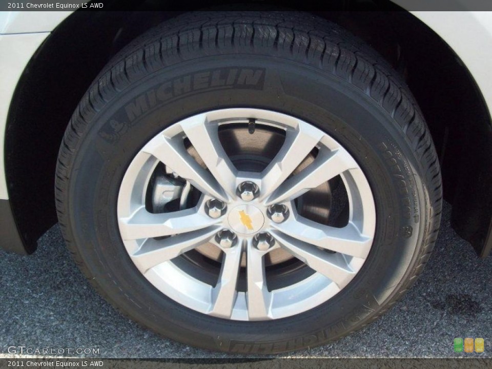 2011 Chevrolet Equinox LS AWD Wheel and Tire Photo #39209822