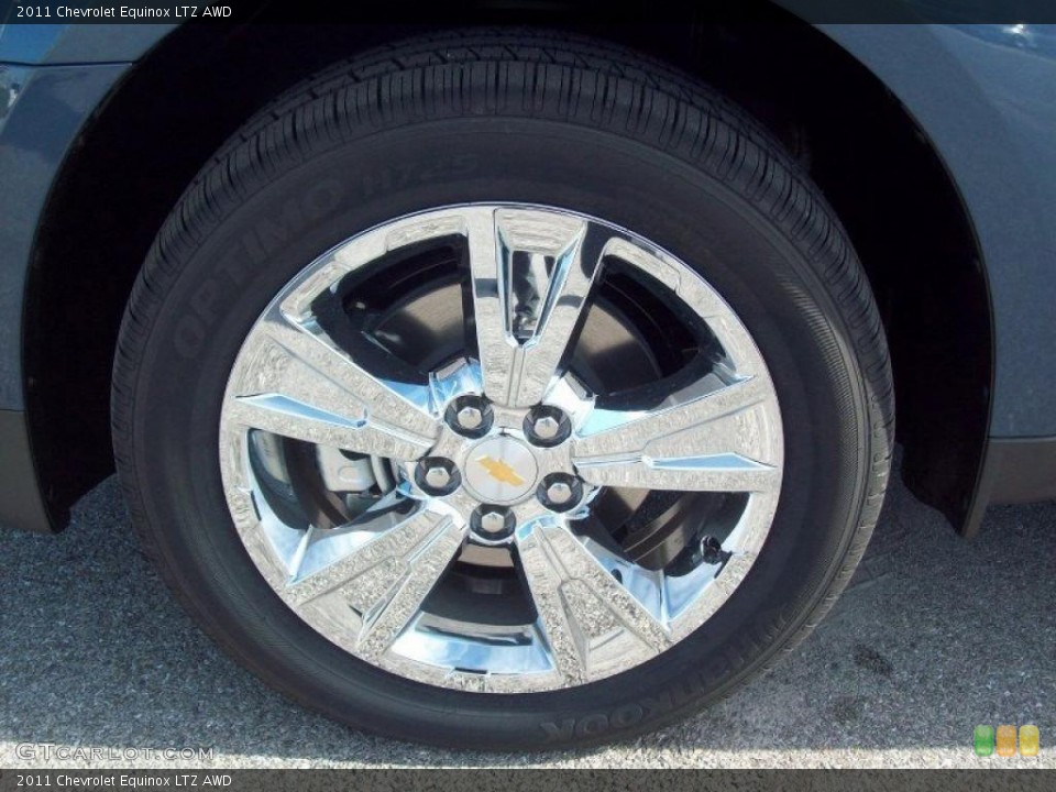 2011 Chevrolet Equinox LTZ AWD Wheel and Tire Photo #39210790