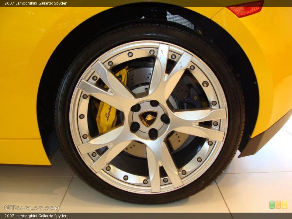 2007 Lamborghini Gallardo Spyder Wheel and Tire Photo #39215839
