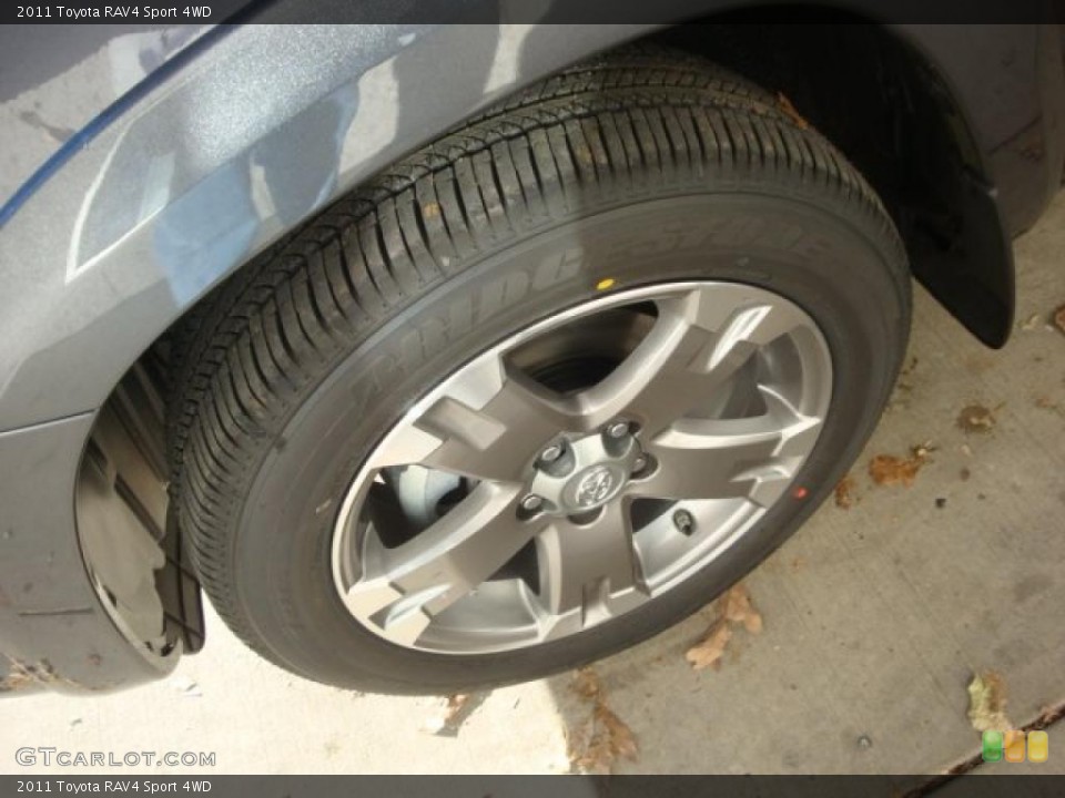 2011 Toyota RAV4 Sport 4WD Wheel and Tire Photo #39221506