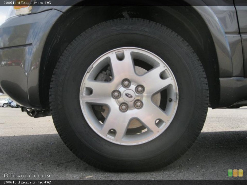 2006 Ford Escape Limited 4WD Wheel and Tire Photo #39226242