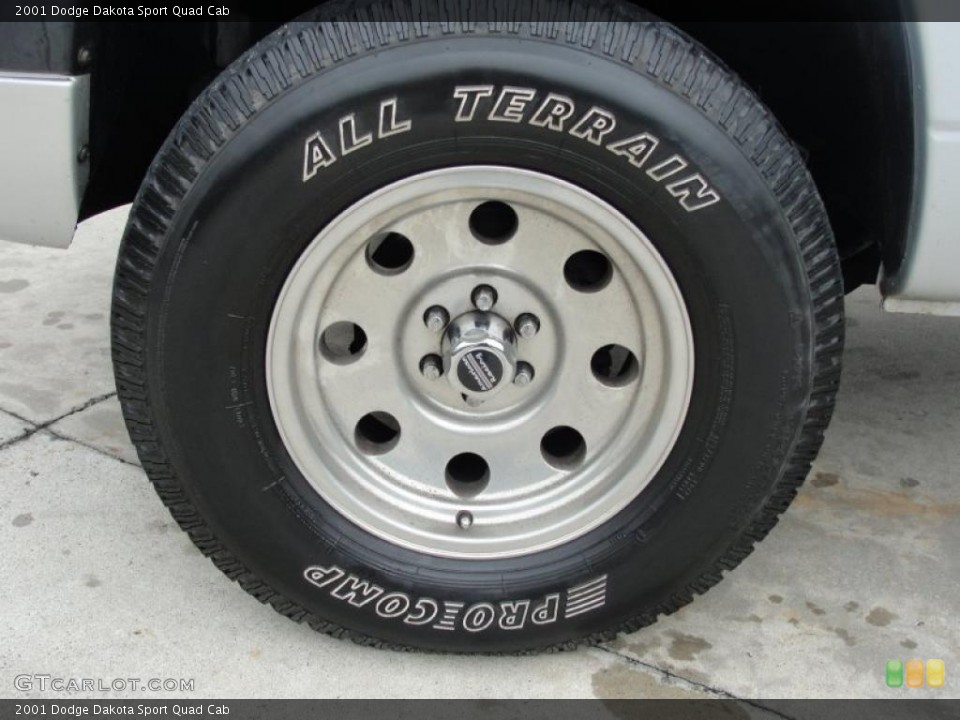 2001 Dodge Dakota Custom Wheel and Tire Photo #39228510
