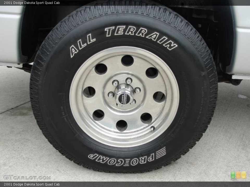 2001 Dodge Dakota Custom Wheel and Tire Photo #39228538
