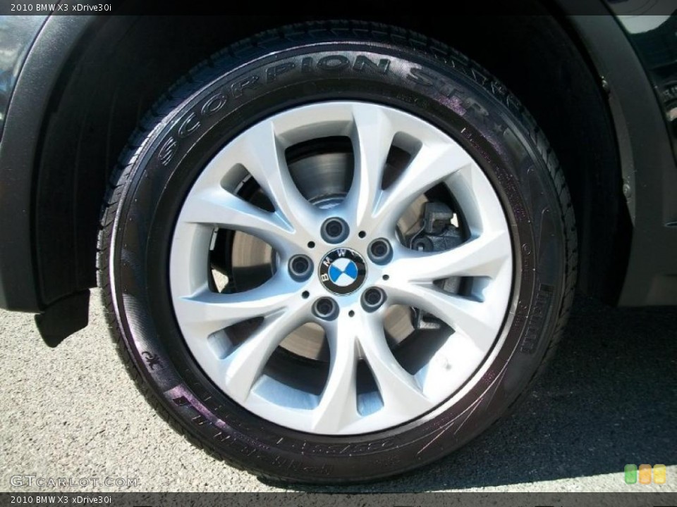 2010 BMW X3 xDrive30i Wheel and Tire Photo #39229014