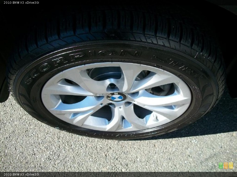 2010 BMW X3 xDrive30i Wheel and Tire Photo #39229034