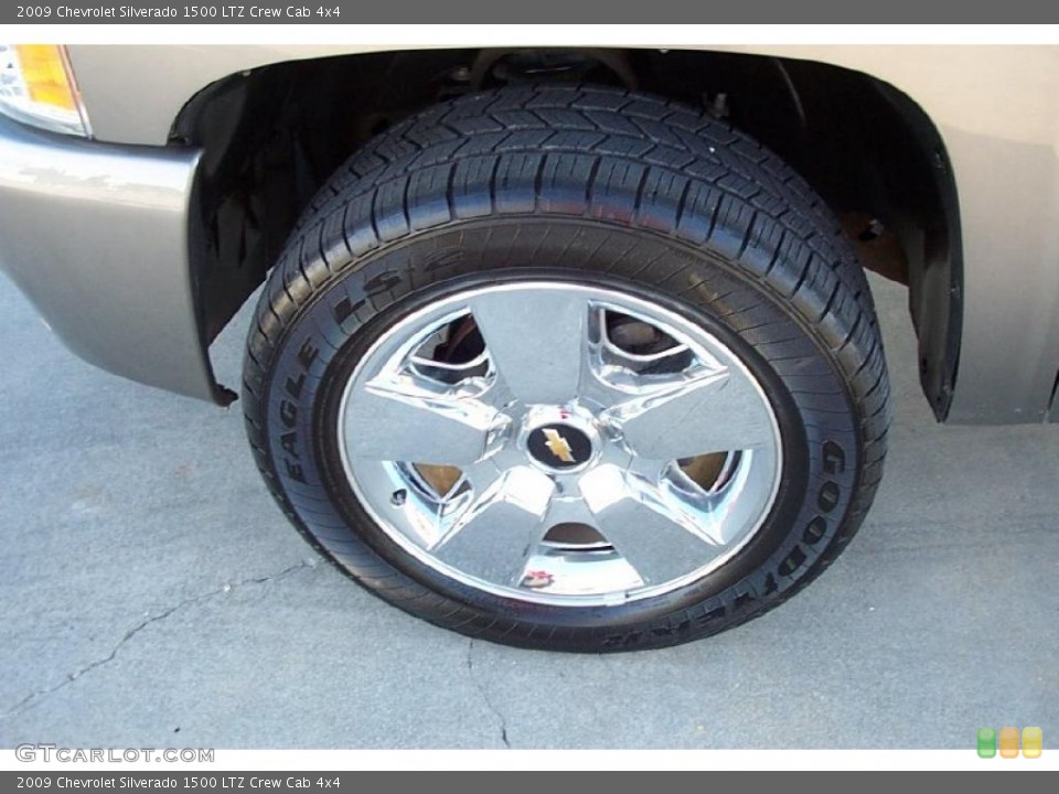 2009 Chevrolet Silverado 1500 LTZ Crew Cab 4x4 Wheel and Tire Photo #39229054