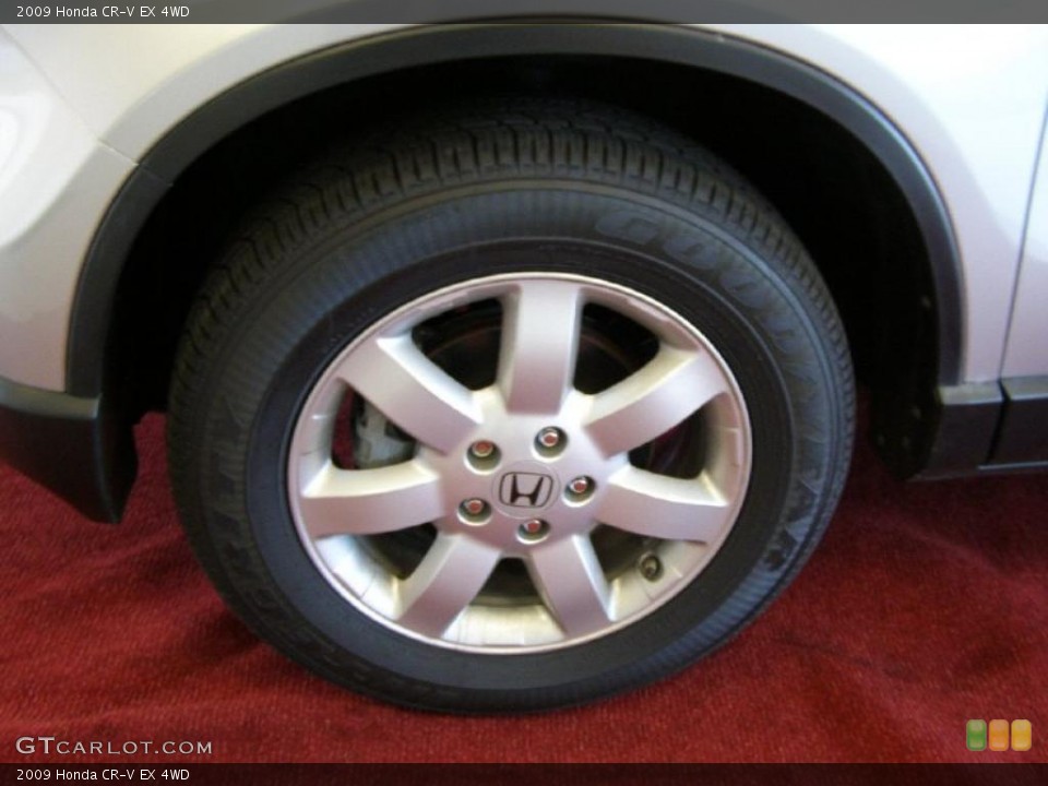 2009 Honda CR-V EX 4WD Wheel and Tire Photo #39229532