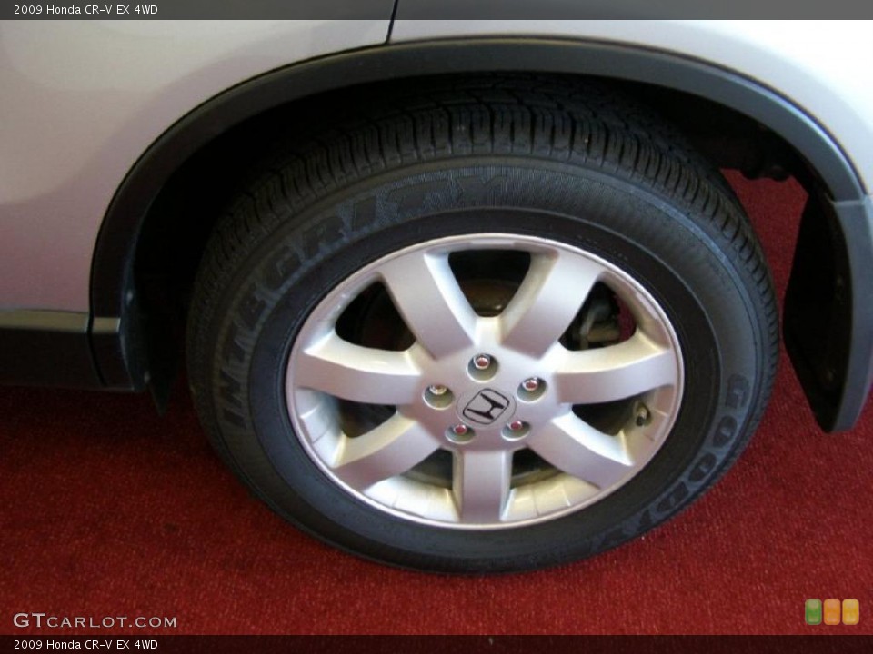2009 Honda CR-V EX 4WD Wheel and Tire Photo #39229566