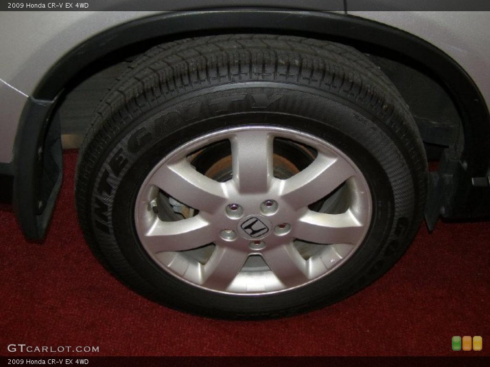 2009 Honda CR-V EX 4WD Wheel and Tire Photo #39229610