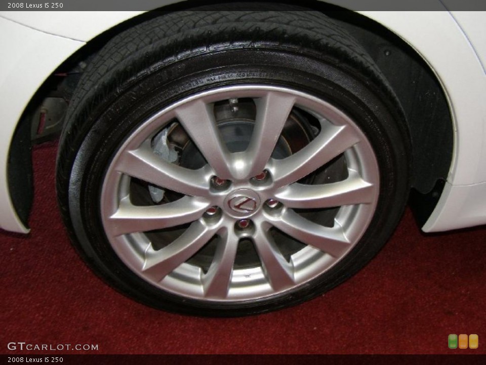2008 Lexus IS 250 Wheel and Tire Photo #39230066