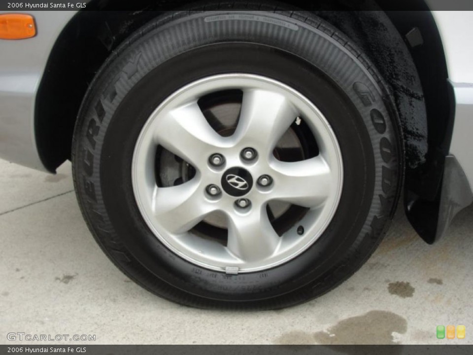 2006 Hyundai Santa Fe GLS Wheel and Tire Photo #39232679