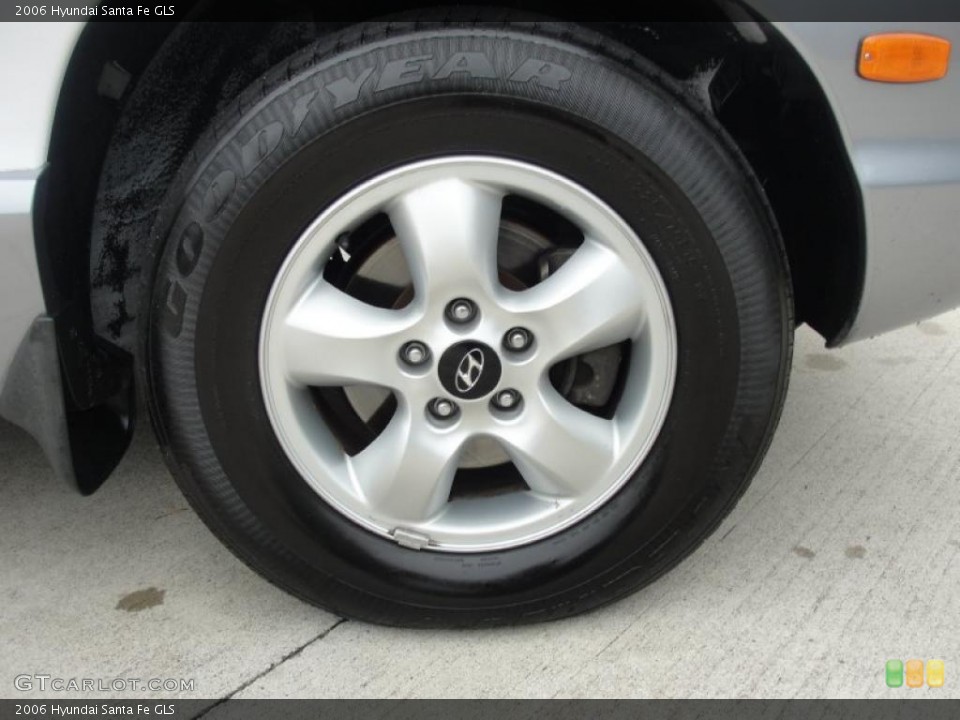 2006 Hyundai Santa Fe GLS Wheel and Tire Photo #39232727