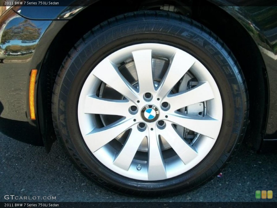2011 BMW 7 Series 750Li Sedan Wheel and Tire Photo #39232987