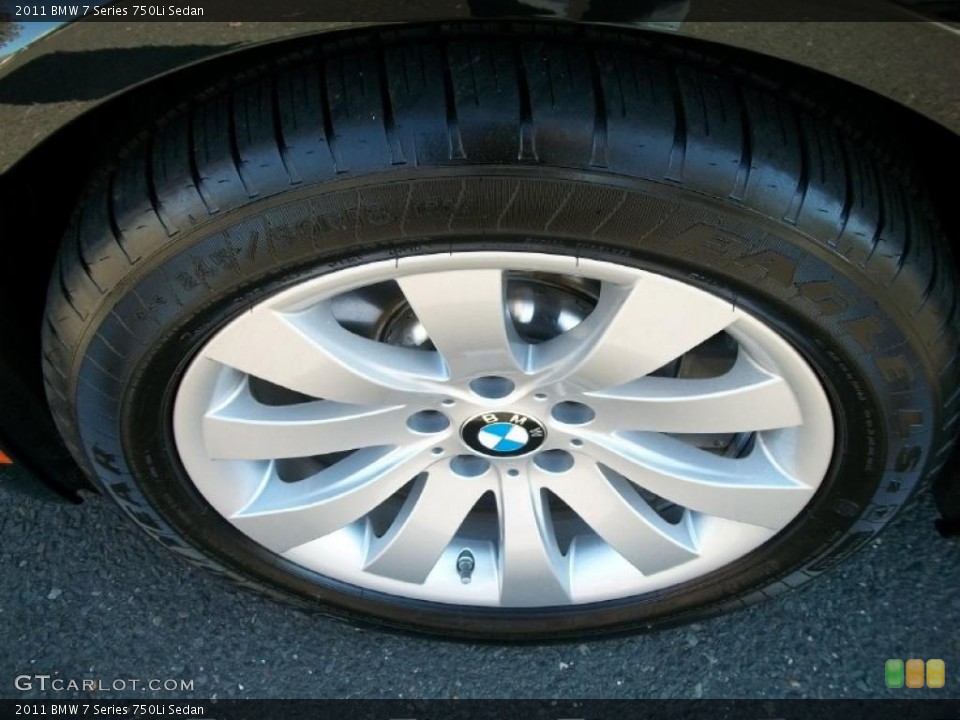 2011 BMW 7 Series 750Li Sedan Wheel and Tire Photo #39233011