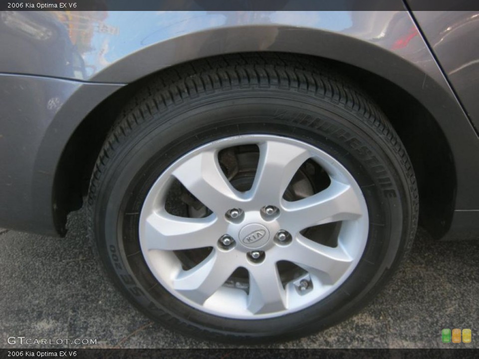 2006 Kia Optima EX V6 Wheel and Tire Photo #39236193