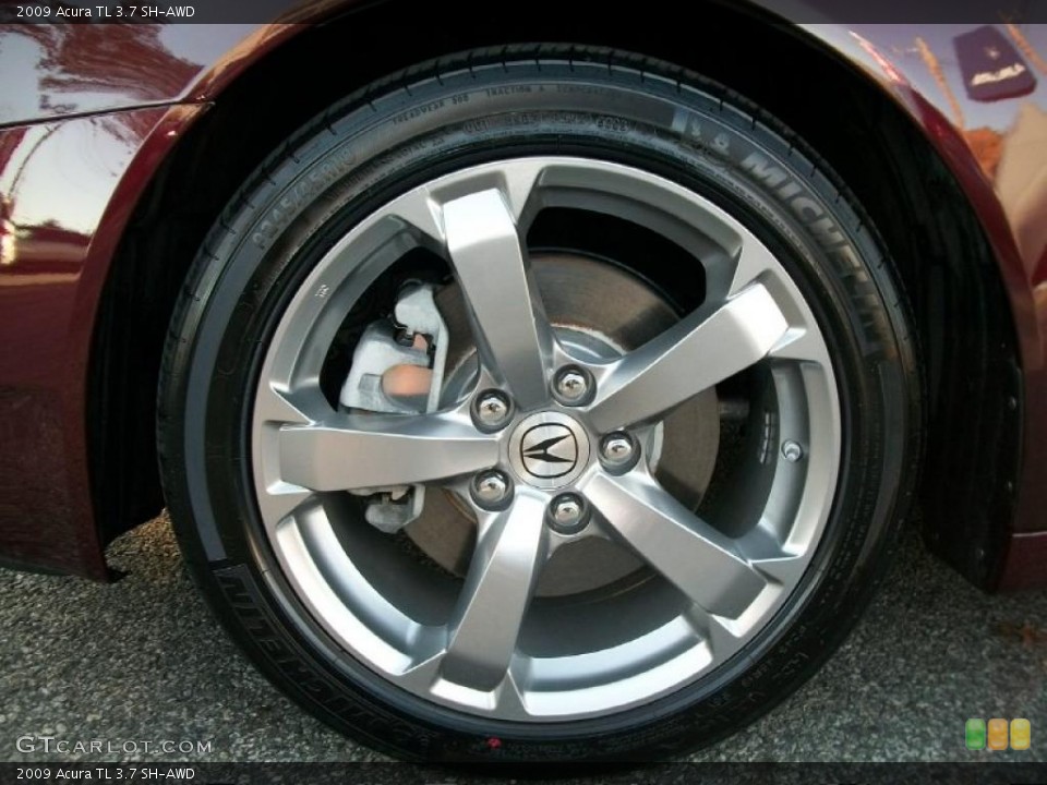 2009 Acura TL 3.7 SH-AWD Wheel and Tire Photo #39236393