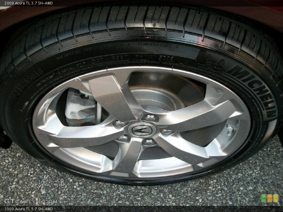 2009 Acura TL 3.7 SH-AWD Wheel and Tire Photo #39236409