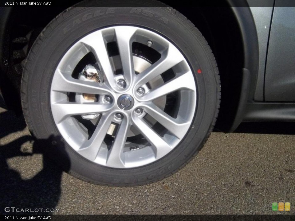 2011 Nissan Juke SV AWD Wheel and Tire Photo #39236413