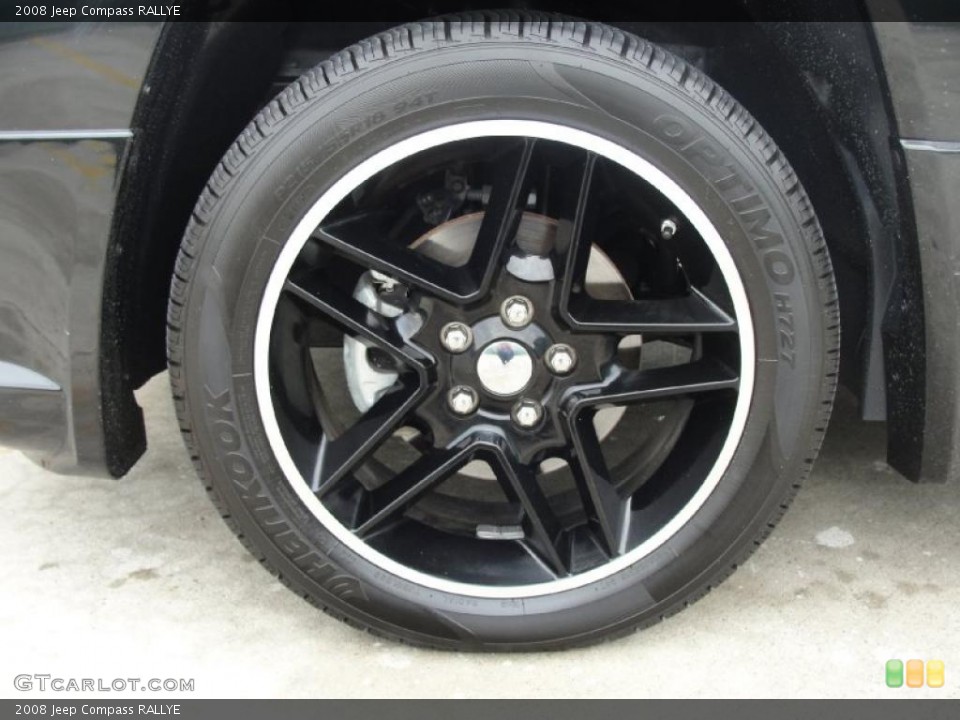 2008 Jeep Compass RALLYE Wheel and Tire Photo #39236457