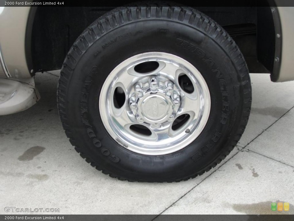 2000 Ford Excursion Limited 4x4 Wheel and Tire Photo #39238797