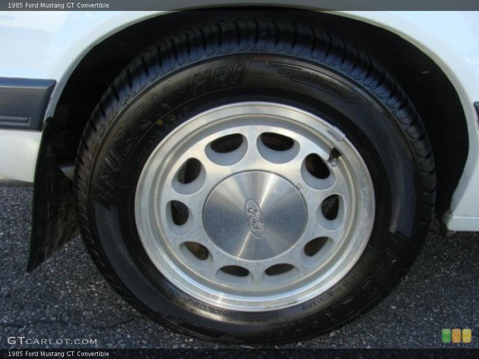 1985 Ford Mustang GT Convertible Wheel and Tire Photo #39243462