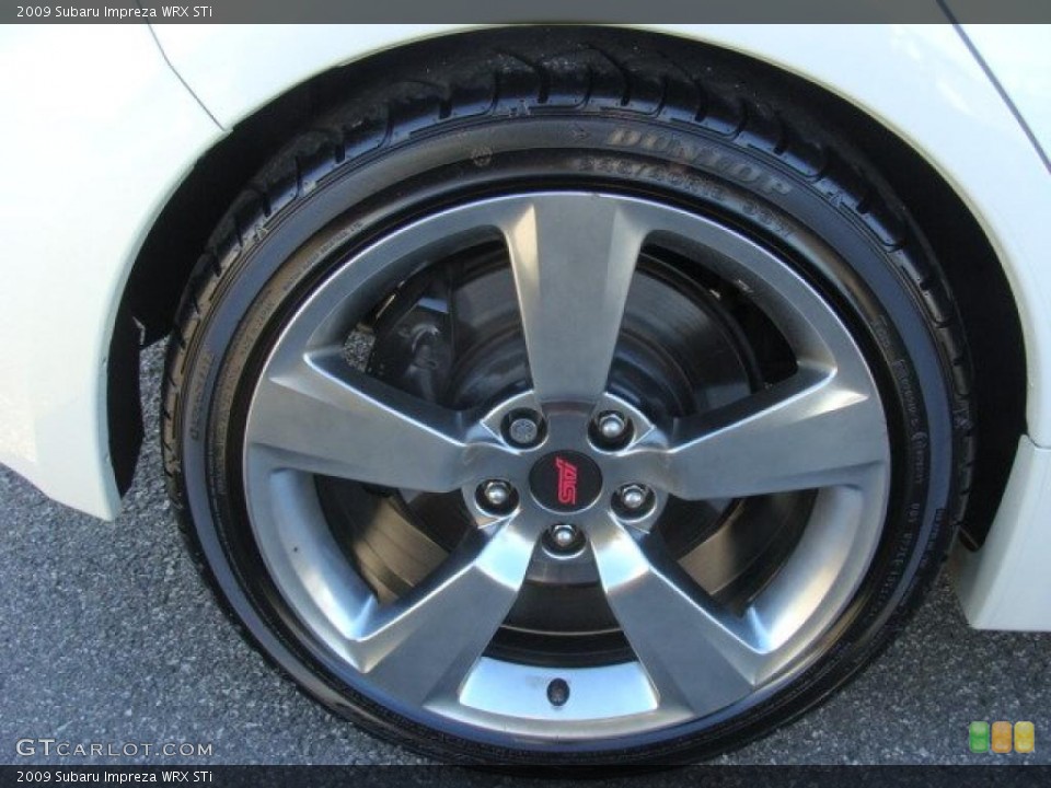 2009 Subaru Impreza WRX STi Wheel and Tire Photo #39243678
