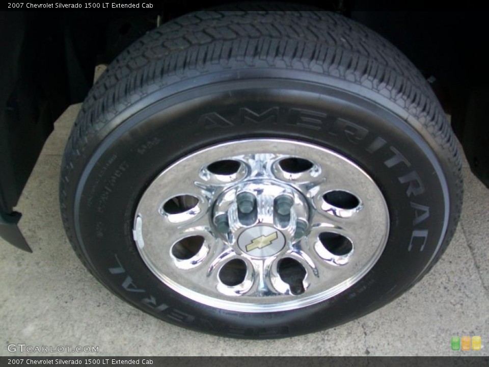 2007 Chevrolet Silverado 1500 LT Extended Cab Wheel and Tire Photo #39244234