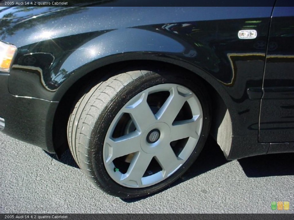 2005 Audi S4 4.2 quattro Cabriolet Wheel and Tire Photo #39254162