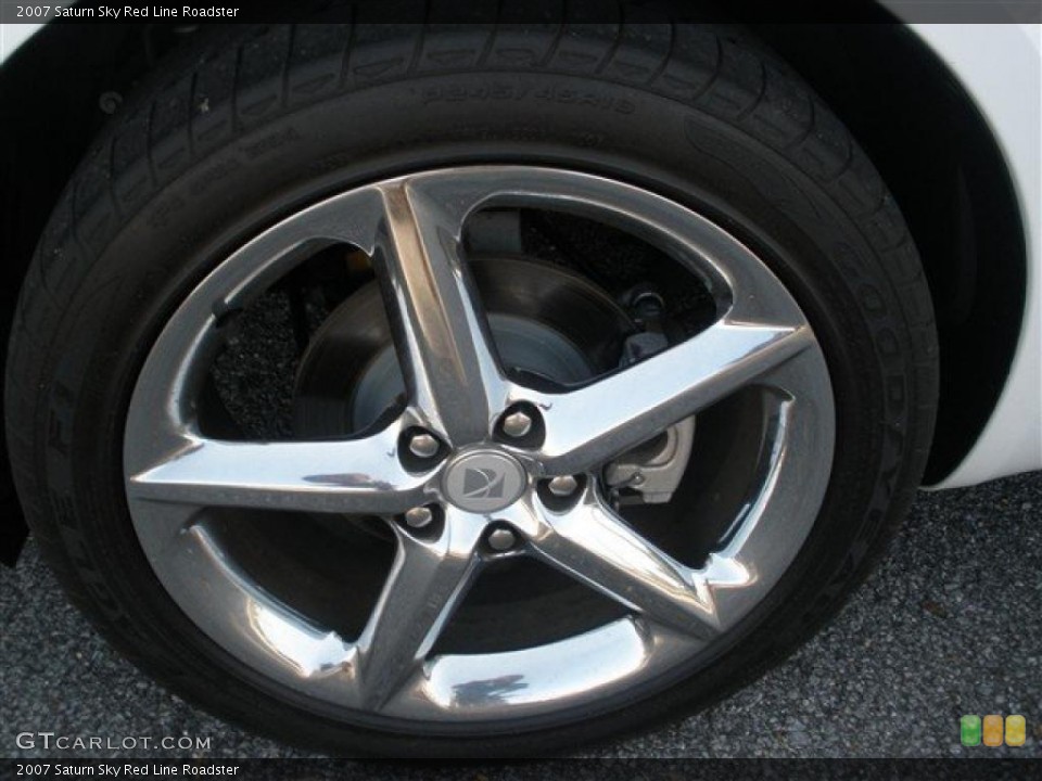 2007 Saturn Sky Red Line Roadster Wheel and Tire Photo #39255170
