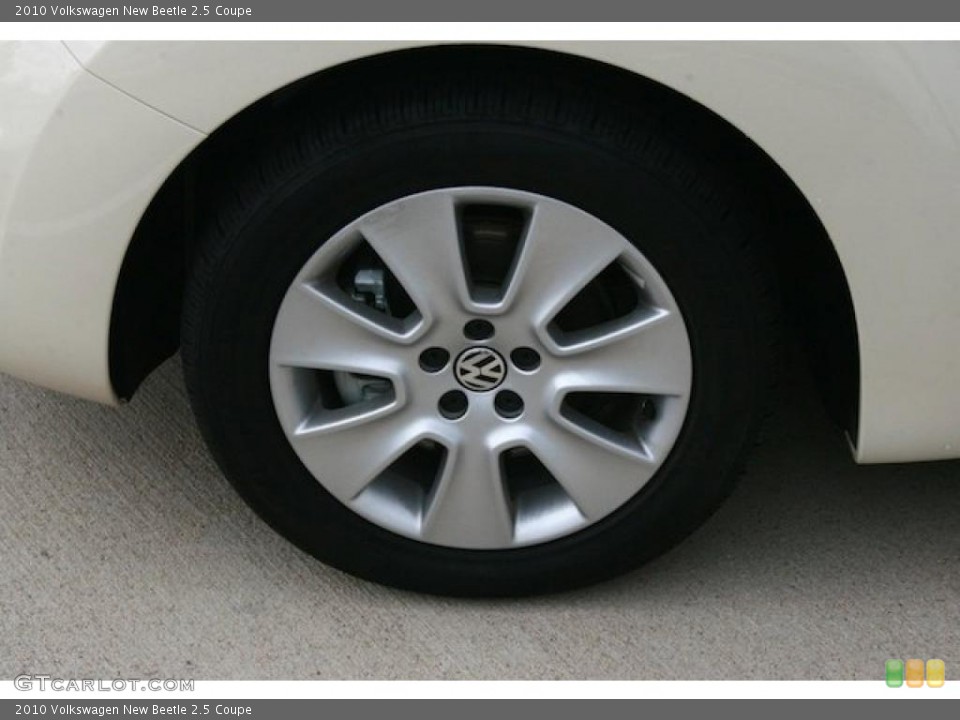 2010 Volkswagen New Beetle 2.5 Coupe Wheel and Tire Photo #39256255