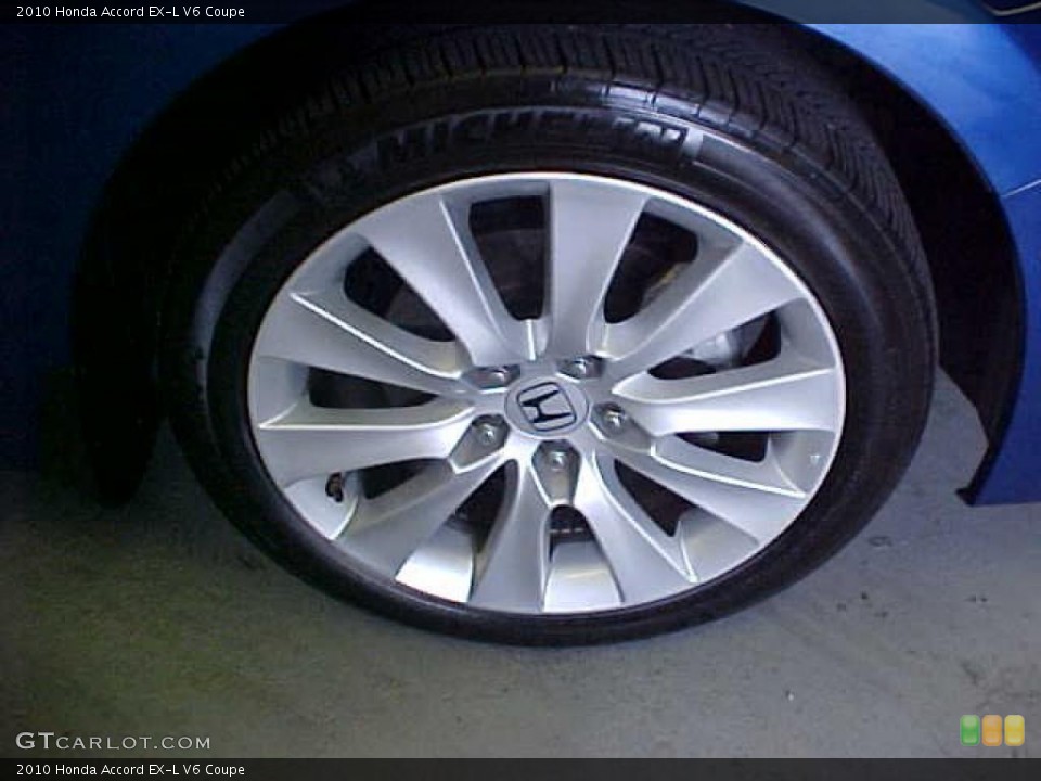 2010 Honda Accord EX-L V6 Coupe Wheel and Tire Photo #39259279