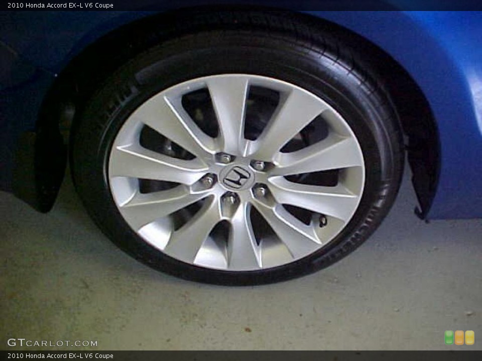 2010 Honda Accord EX-L V6 Coupe Wheel and Tire Photo #39259295