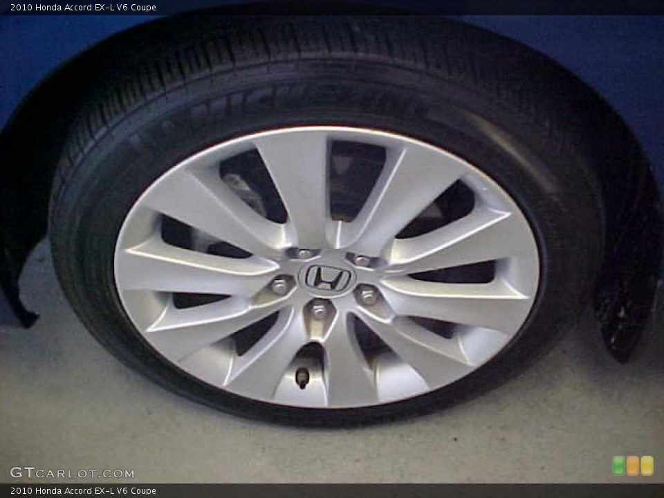 2010 Honda Accord EX-L V6 Coupe Wheel and Tire Photo #39259327