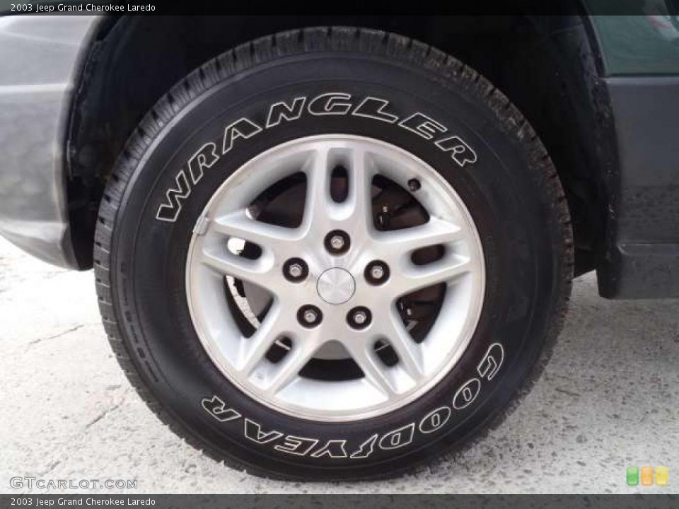 2003 Jeep Grand Cherokee Laredo Wheel and Tire Photo #39263771