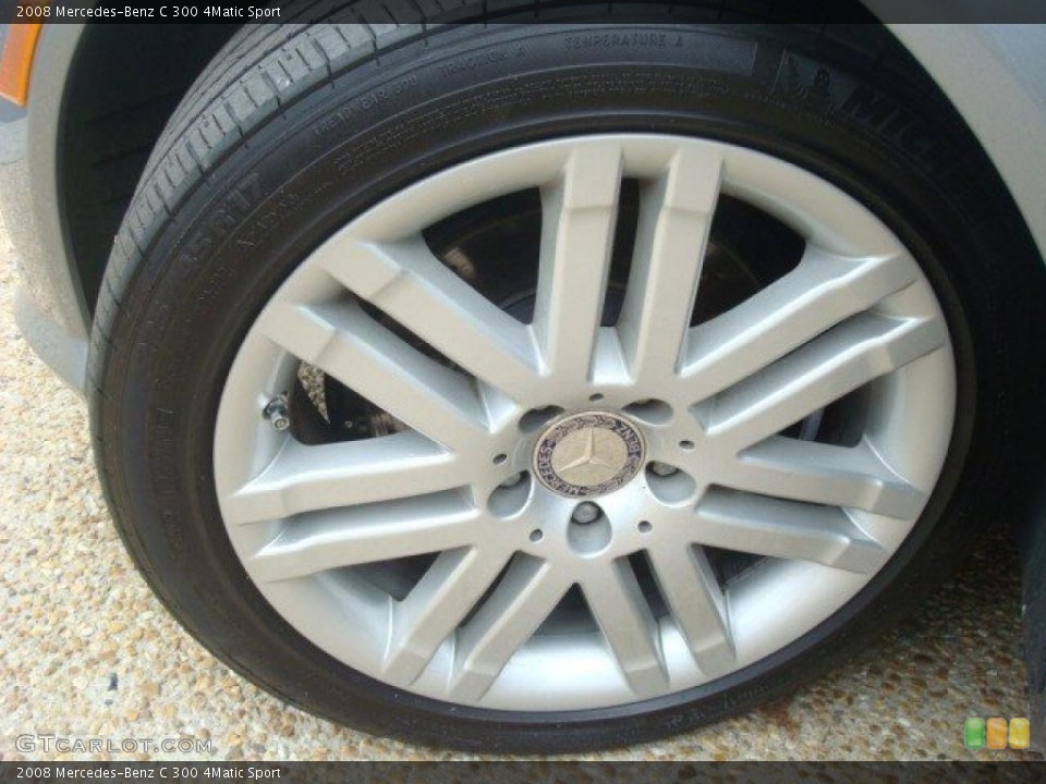 2008 Mercedes-Benz C 300 4Matic Sport Wheel and Tire Photo #39267099