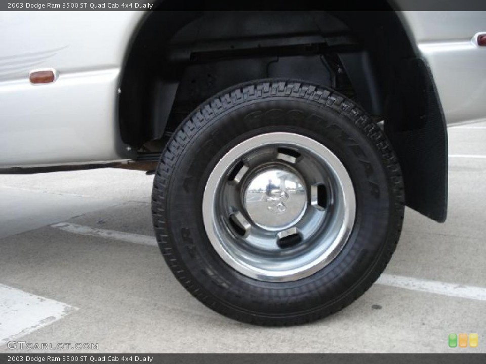 2003 Dodge Ram 3500 ST Quad Cab 4x4 Dually Wheel and Tire Photo #39269155