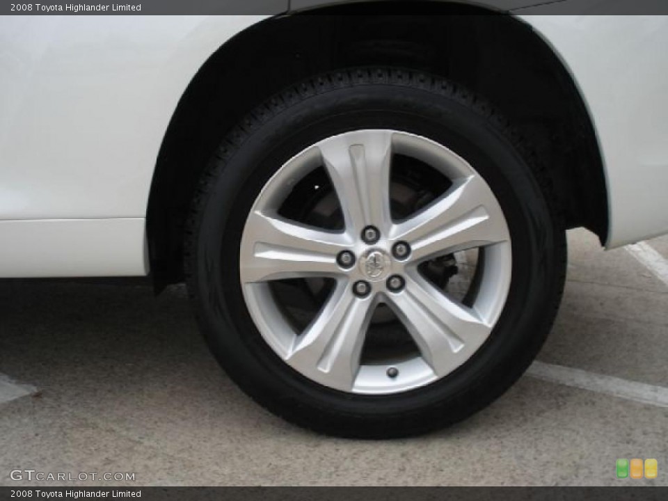 2008 Toyota Highlander Limited Wheel and Tire Photo #39271463