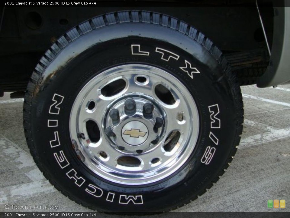 2001 Chevrolet Silverado 2500HD LS Crew Cab 4x4 Wheel and Tire Photo #39273707