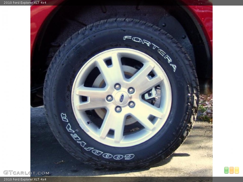 2010 Ford Explorer XLT 4x4 Wheel and Tire Photo #39276939