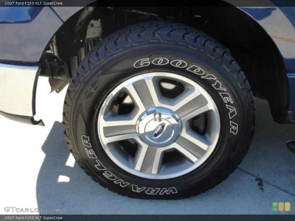 2007 Ford F150 XLT SuperCrew Wheel and Tire Photo #39277299