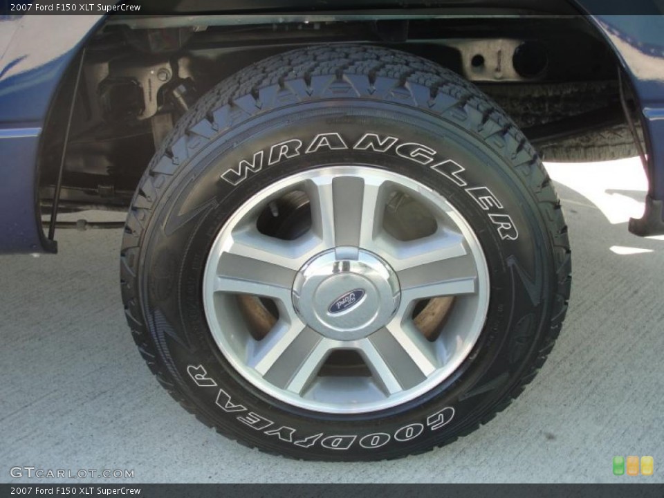 2007 Ford F150 XLT SuperCrew Wheel and Tire Photo #39277315