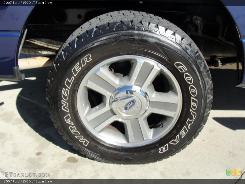 2007 Ford F150 XLT SuperCrew Wheel and Tire Photo #39277327
