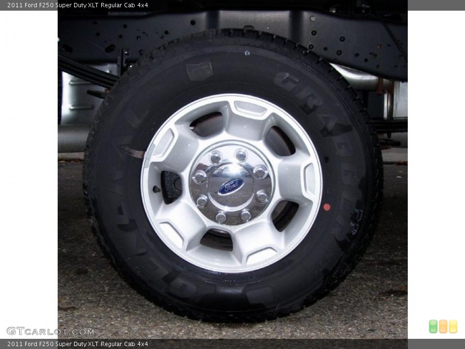 2011 Ford F250 Super Duty XLT Regular Cab 4x4 Wheel and Tire Photo #39277923