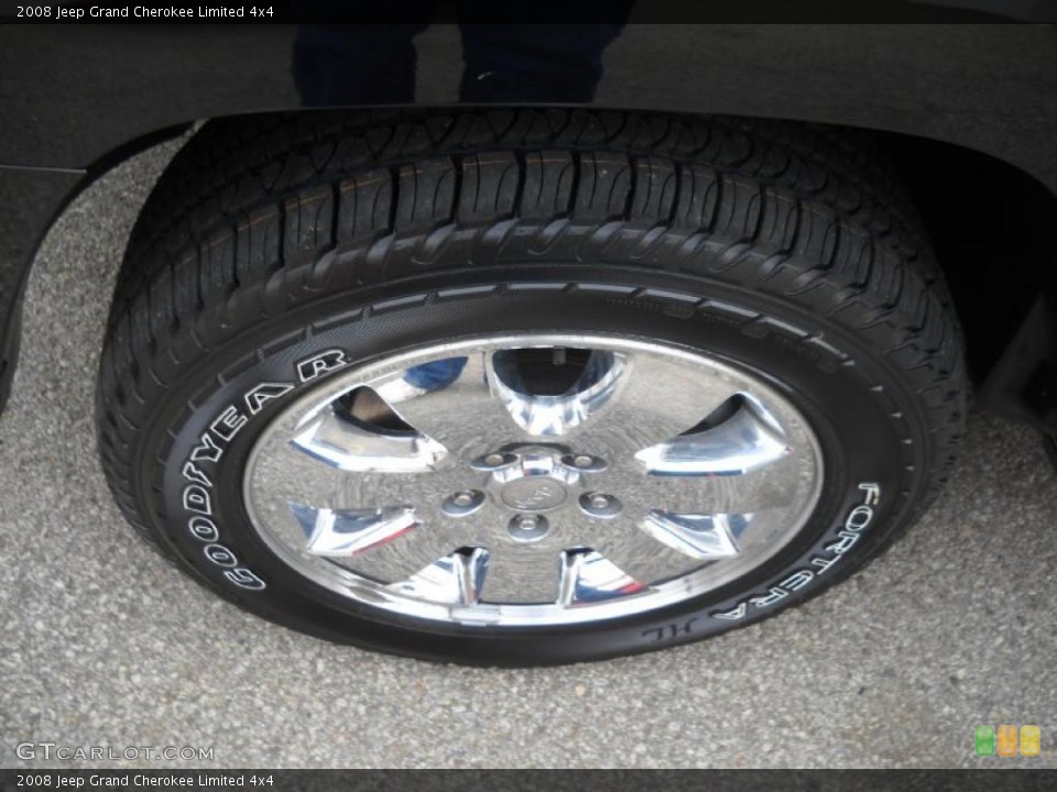 2008 Jeep Grand Cherokee Limited 4x4 Wheel and Tire Photo #39281407